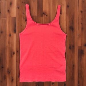 Eileen Fisher Organic Cotton Tank‎ Top Red L